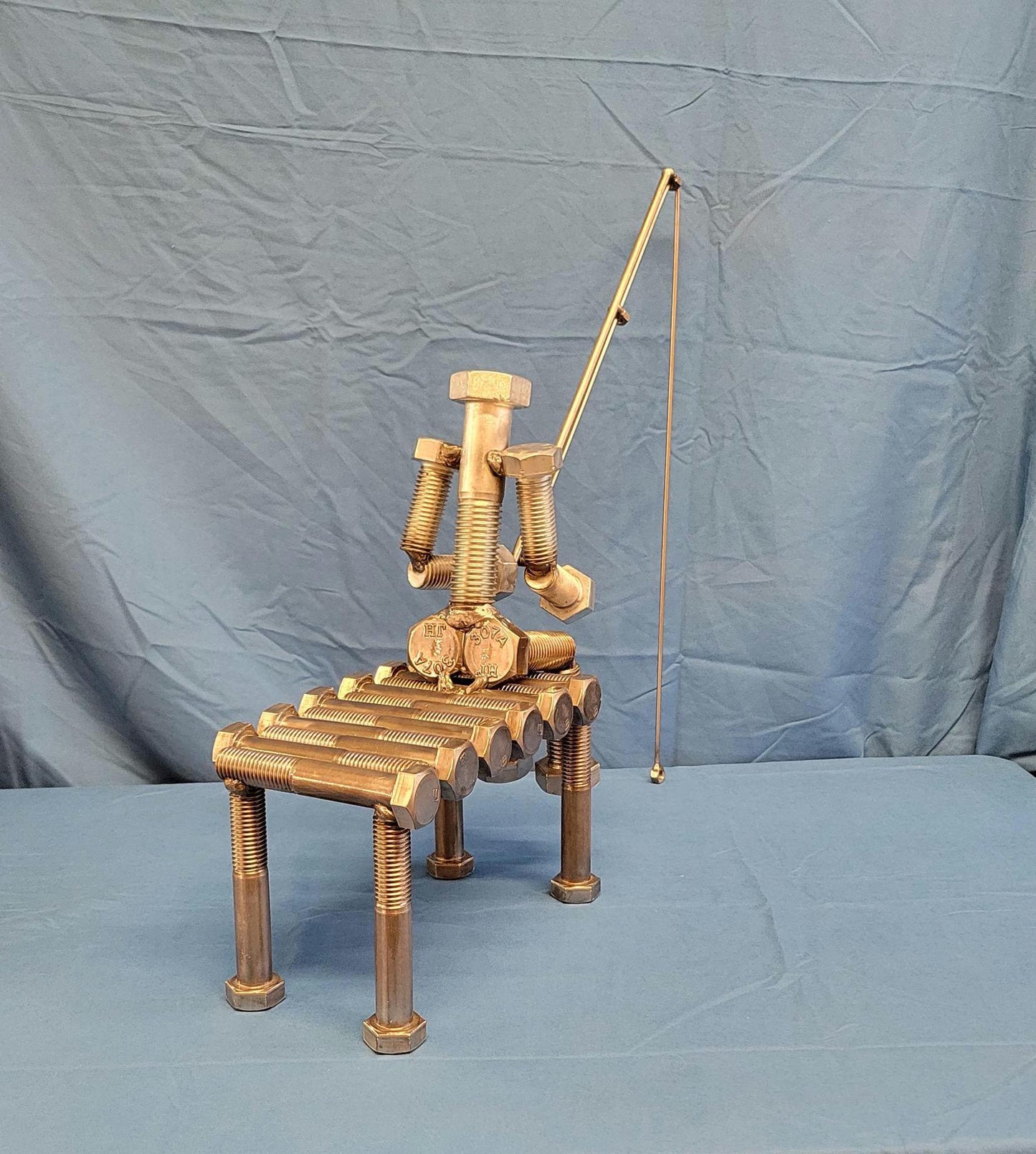 Fisherman on a Dock - Large