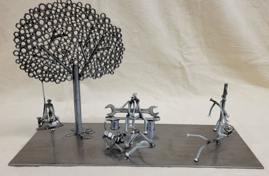 Park Scene Sculpture