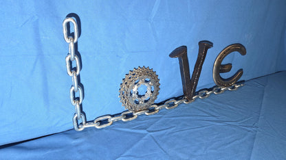 Repurposed Metal "Love" Sign v2