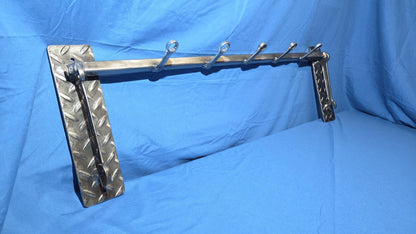 5 Coat Hook Fixture Made From Wrenches