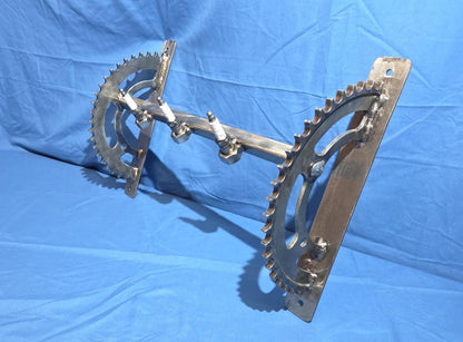 3 Coat Hook Fixture Made From Motorcycle Parts